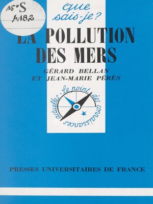 cover image of La pollution des mers